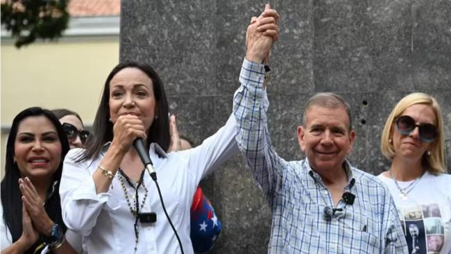 María Corina Machado y Edmundo González.