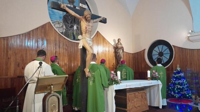 Ceremonia en una iglesia de La Habana.