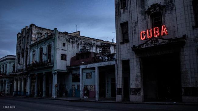 Una calle de La Habana, enero de 2025.