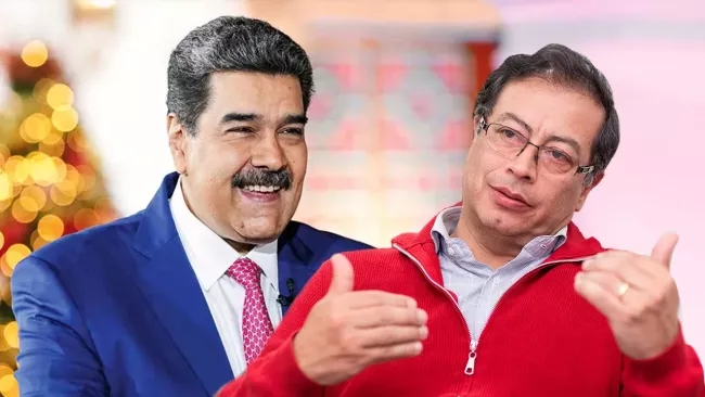 Nicolás Maduro y Gustavo Petro.