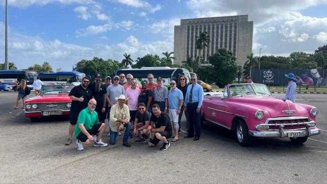 Turistas en Cuba.