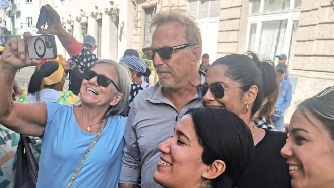 Kevin Costner en La Habana.