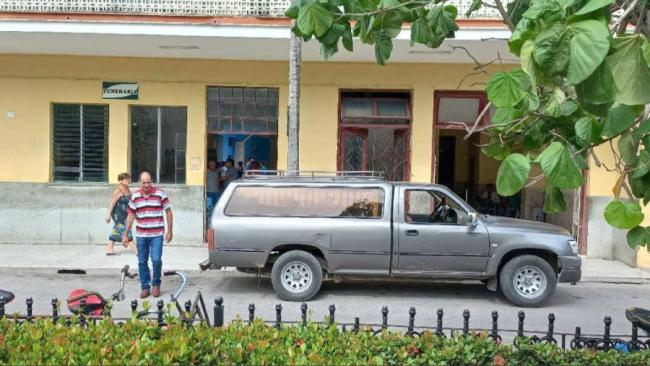 Una funeraria en Cuba.