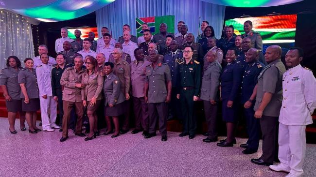 Celebración del Día de las Fuerzas Armadas de Sudáfrica en Cuba, el 28 de febrero de 2025.