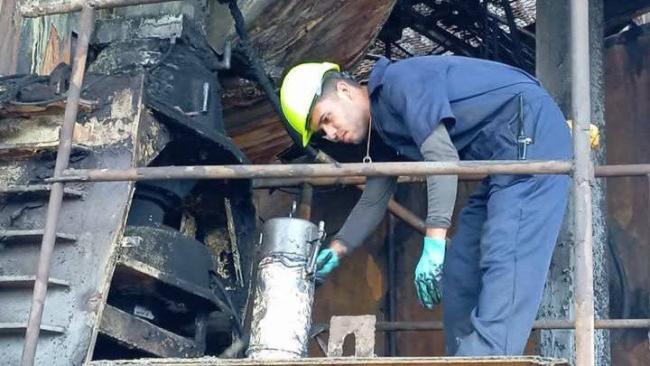 Un trabajador del sector de la electricidad.