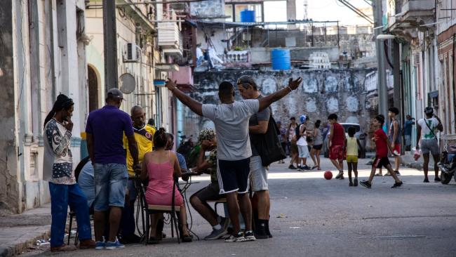 Calle de un barrio de La Habana.