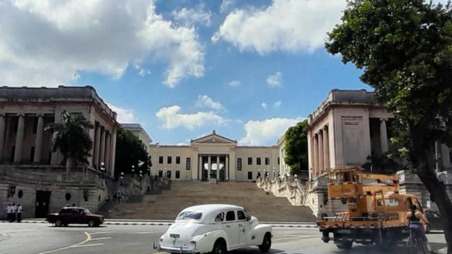 Vista de la Universidad de La Habana y algunas de sus facultades.