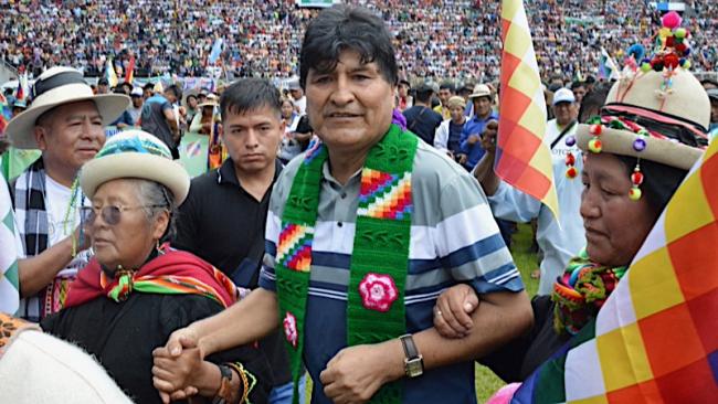 Evo Morales.