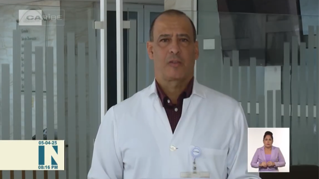 El director del Instituto de Hematología e Inmunología de Cuba, Wilfredo Roque García.