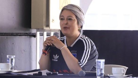 La candidata a la presidencia de Chile Jeannette Jara.