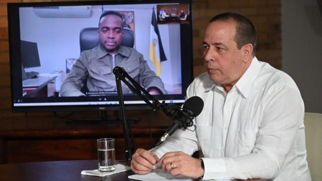 José Ángel Portal Miranda en el programa de Díaz-Canel.