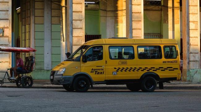 Metrotaxi en La Habana.
