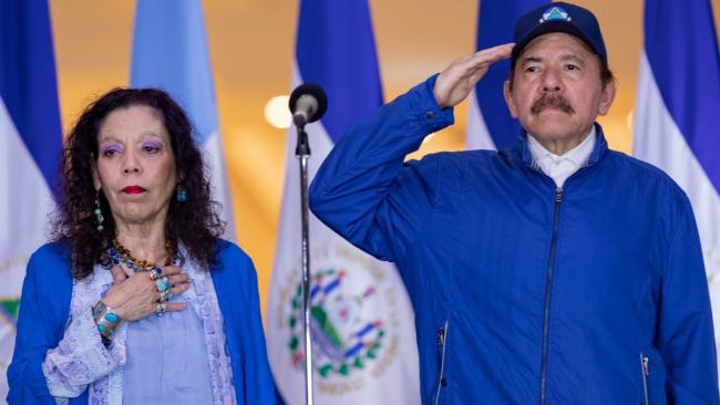Rosario Murillo y Daniel Ortega.