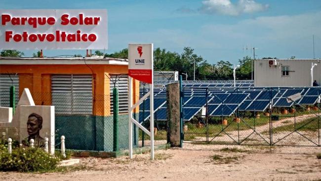 Parques Fotovoltaico donado por China.