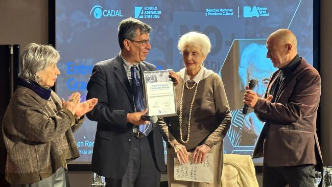 Ceremonia de entrega del premio en una edición anterior.