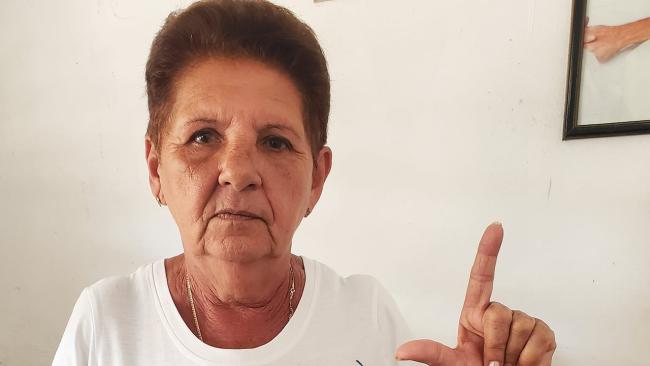 Sonia Álvarez, madre de la presa política Saylí Navarro.