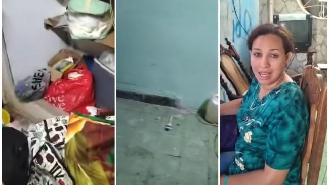 Estado en que quedó la sede de la UNPACU tras el asalto del martes 29 de abril.