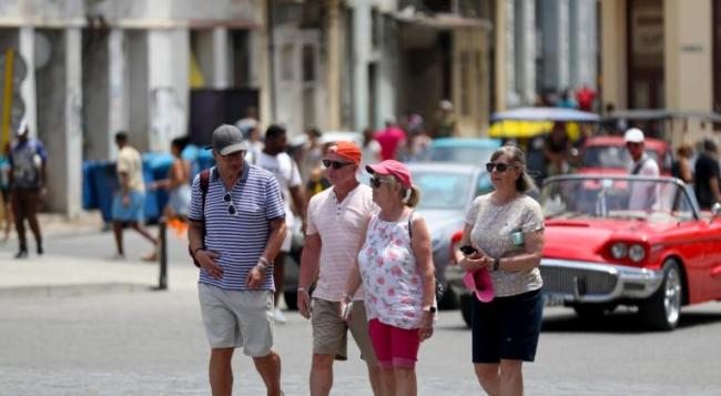 Turistas rusos en Cuba.