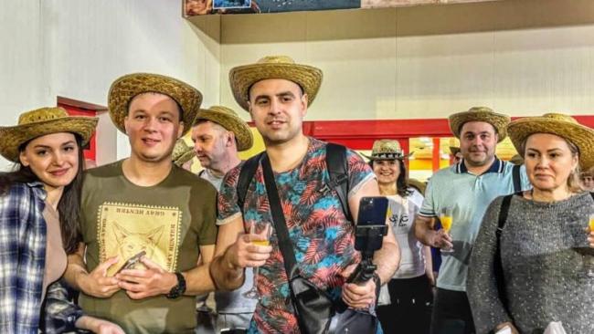 Turistas rusos en Cuba.