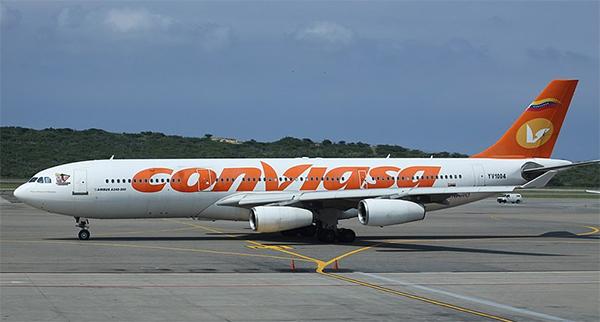 Vuelo de Conviasa.