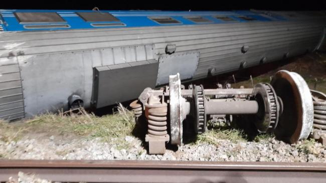 Vagón del tren descarrilado este 27 de mayo en Camagüey.