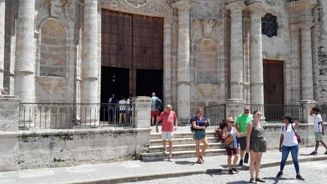 Turistas en La Habana.
