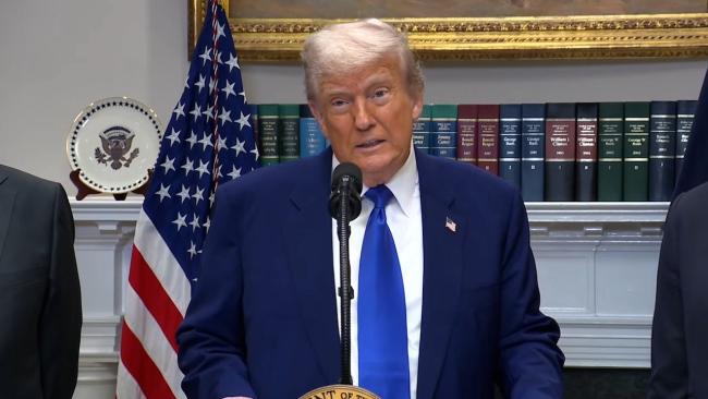 El presidente de Estados Unidos, Donald Trump.