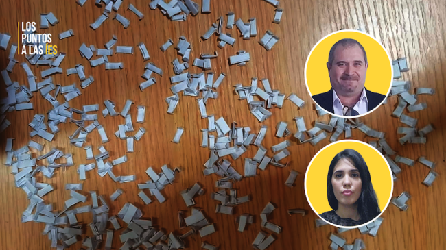 El psiquiatra Emilio Arteaga y la periodista Claudia Padrón.