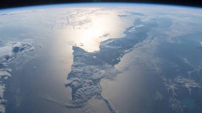 Cuba vista desde el espacio.