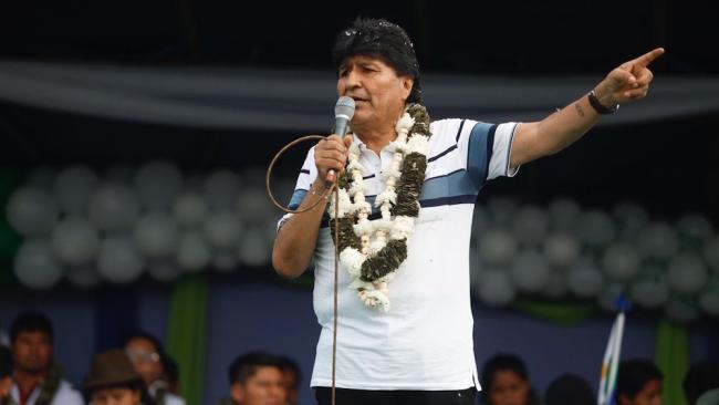 El expresidente boliviano, Evo Morales.
