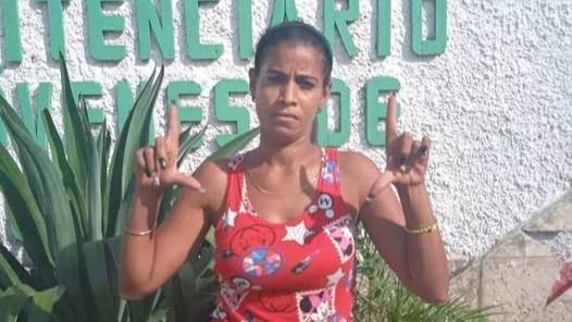 La presa política cubana Mileidys Rodríguez Mas.