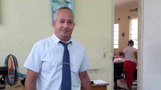 Exjuez cubano que condenó a varios presos políticos en Guantánamo.
