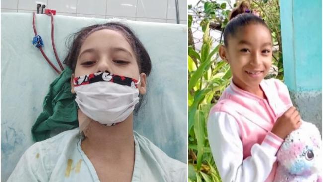 Yednay Pupu Gracia y Brianna, dos cubanas necesitadas de cirugía fuera de Cuba.