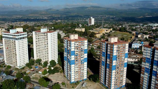 Edificios prefabricados según el sistema IMS, Santiago de Cuba.