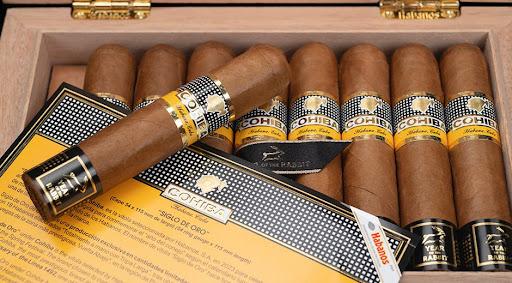 Caja de tabacos Cohiba.