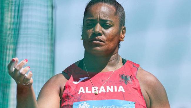 Yipsi Moreno durante su actuación en el Campeonato Europeo de Atletismo por Equipos.