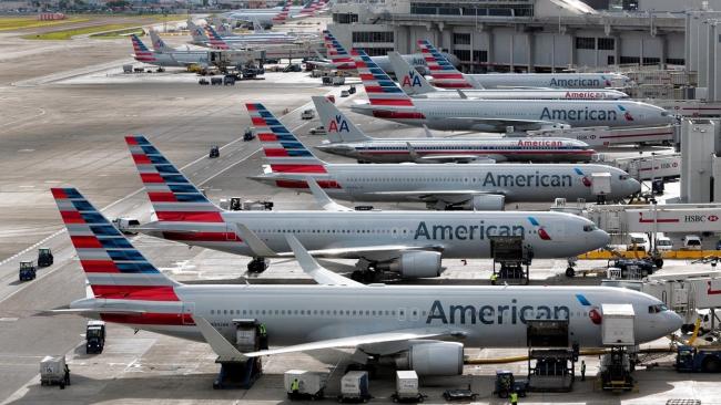 Aviones de American Airlines.