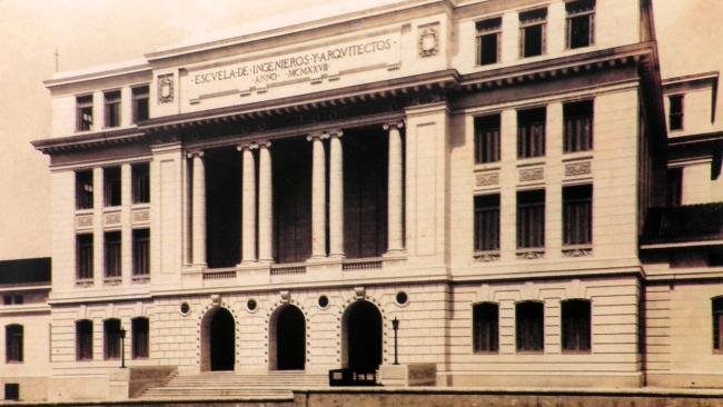 Antigua Escuela de Ingenieros y Arquitectos de la Universidad de La Habana, hoy Facultad de Física.