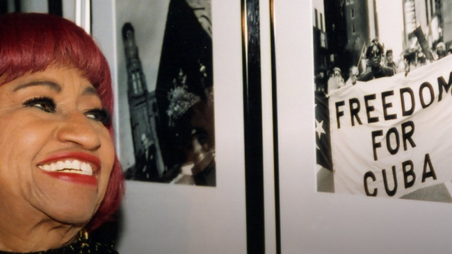 Celia Cruz por la libertad de Cuba.