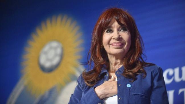 Cristina Fernández de Kirchner en un acto público reciente.