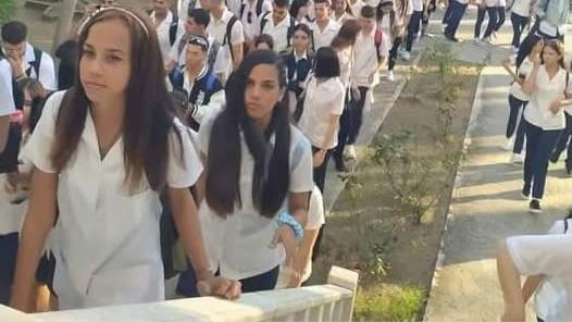 Estudiantes de Ciencias Médicas en Cuba.