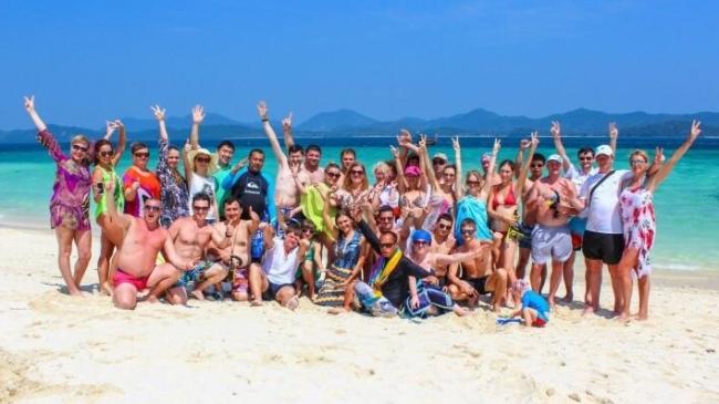 Turistas rusos en Cuba.
