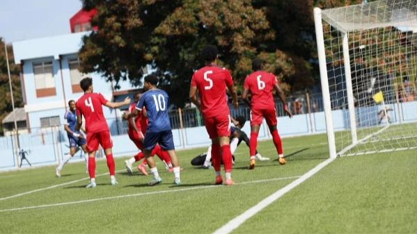 Momento del partido entre Cuba y Bermudas