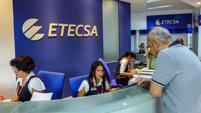 Una oficina de ETECSA.