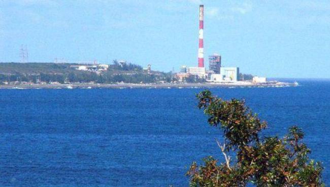 Vista de la Central Termoeléctrica de Matanzas Antonio Guiteras.