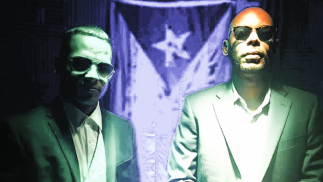 Maykel Castillo "Osorbo" junto a El Funky a propósito de "Patria y Vida".
