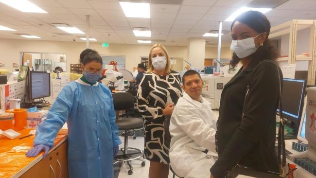 Médicos cubanos en Bahamas.