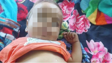 El niño Rafael Junior Chávez