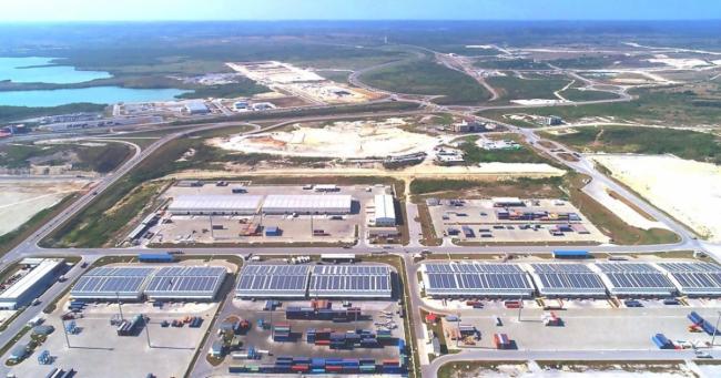 Vista aérea de la Zona Especial de Desarrollo de Mariel. 