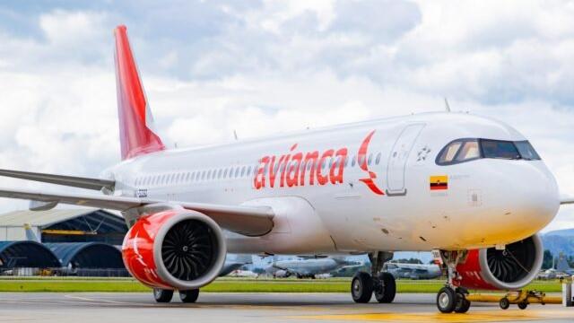 Aeronave de la colombiana Avianca.